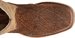 Top view of Double H Boot Mens 11" Wide Square Roper